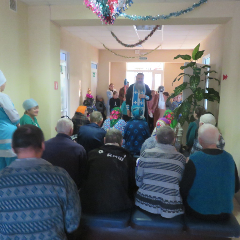Рождественский праздник в Бывальковской больнице сестринского ухода
